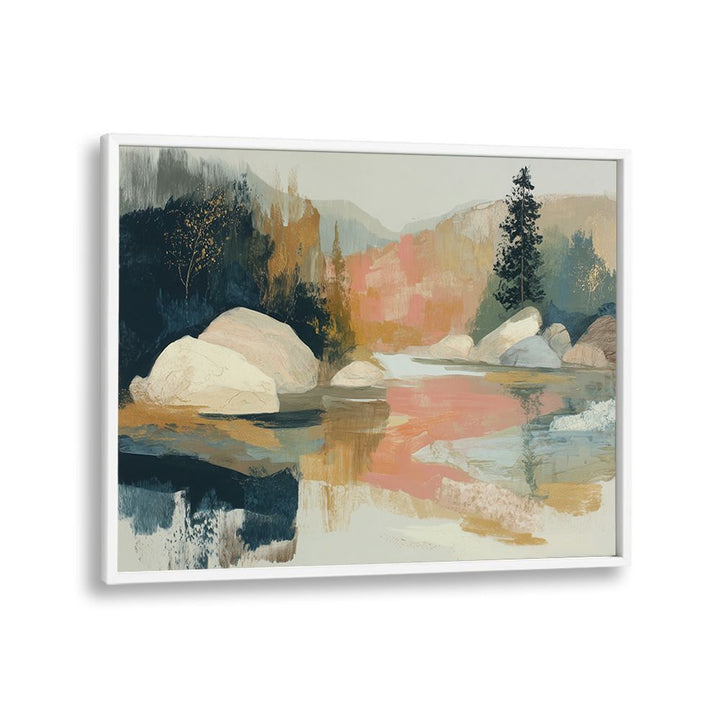 LAKE TAHOE SUNSET WITH GRANITE BOULDERS