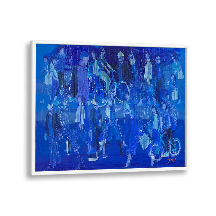 BLUE DIGITAL CROWD