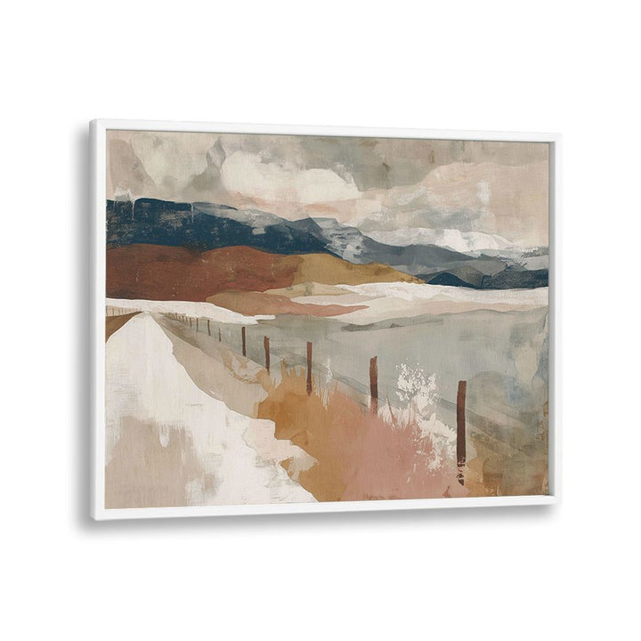 DESERT RANCH WITH DISTANT BUTTES