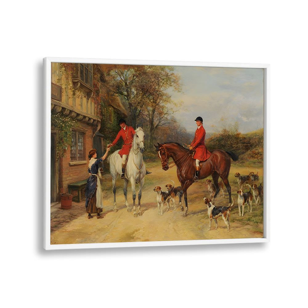 THE HUNTSMEN'S DEPARTURE