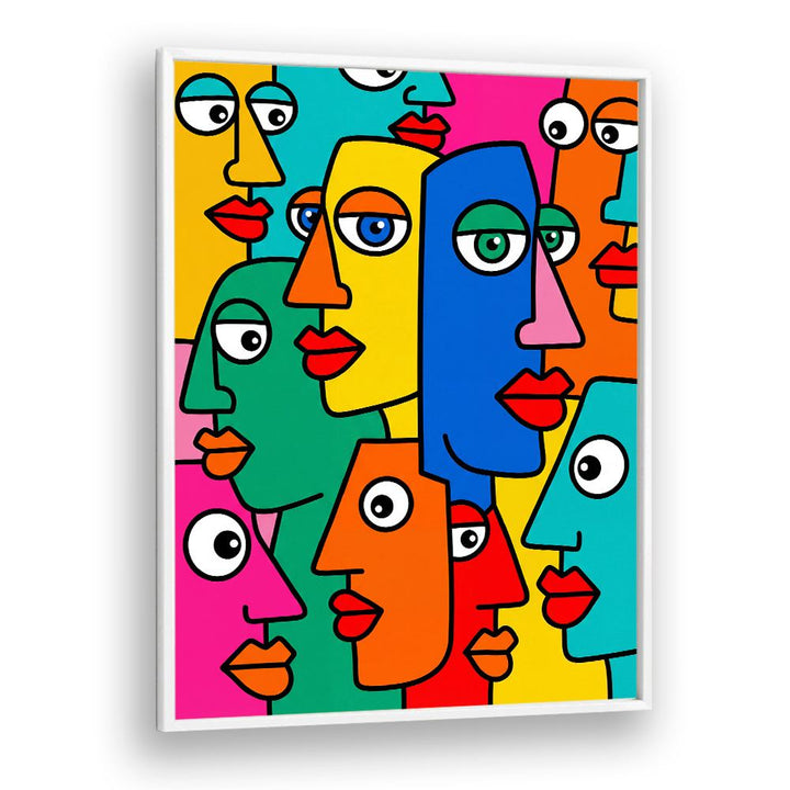 COLORFUL ABSTRACT FACES