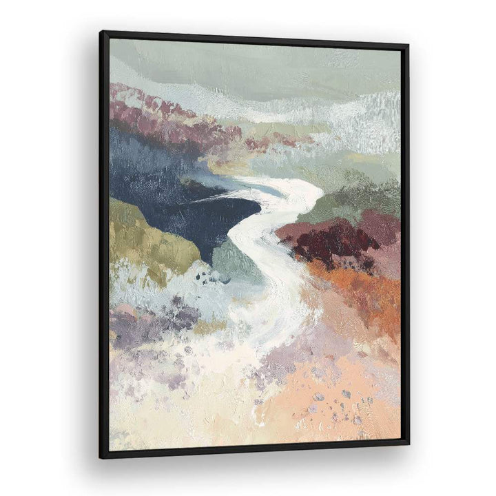 WINDING RIVER THROUGH AUTUMN VALLEY