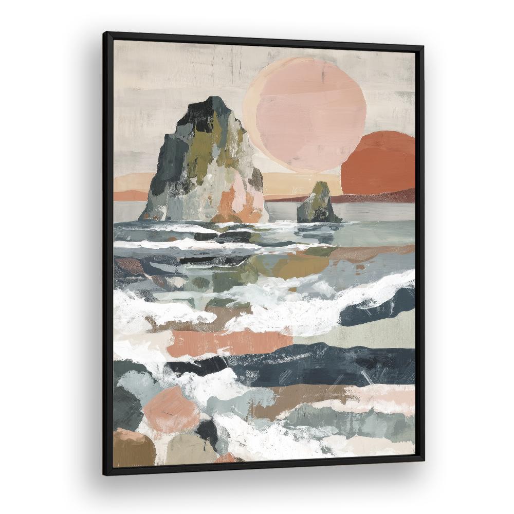 SEA STACK AT SUNSET