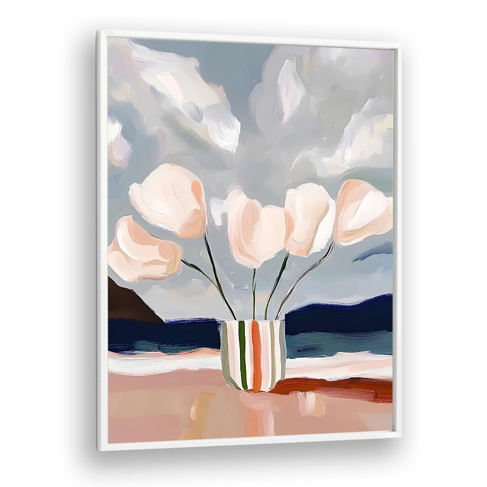BLUSH FLOWERS STILL LIFE