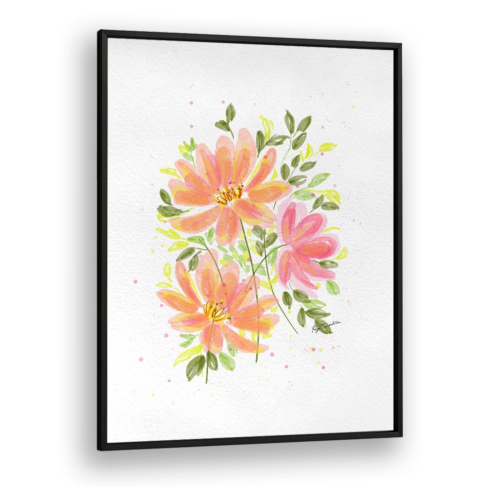 ORANGE FLORALS III