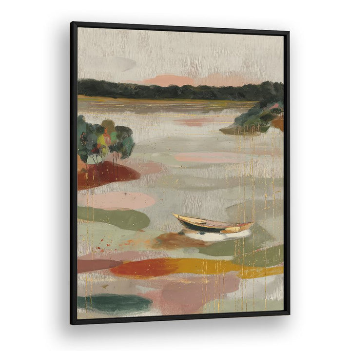 TRANQUIL BOAT ON STILL WATERS