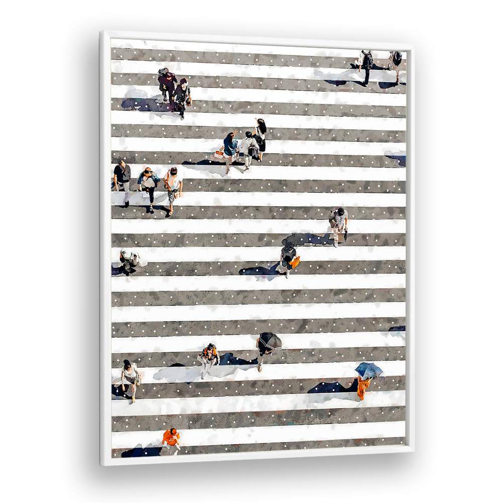 BUSY CITY CROSSWALK