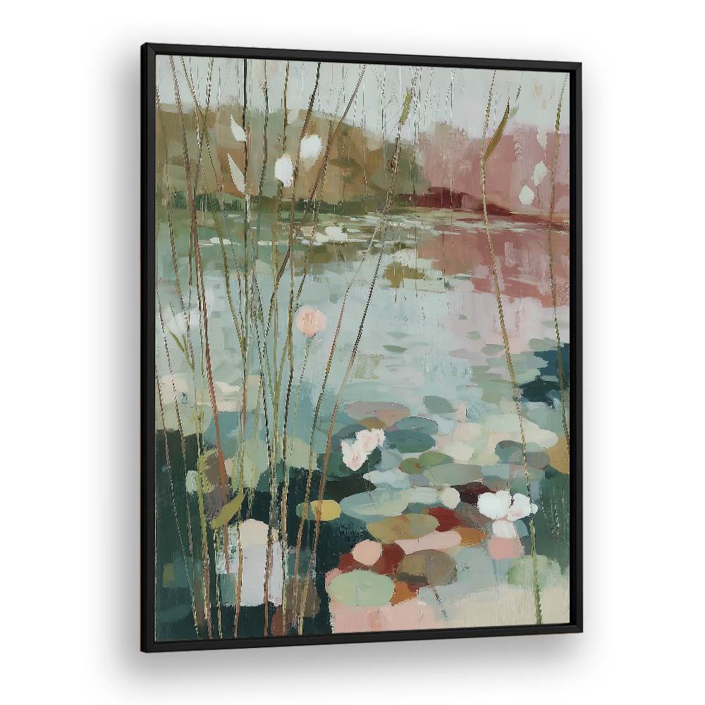 SPRING POND WITH WATER LILIES