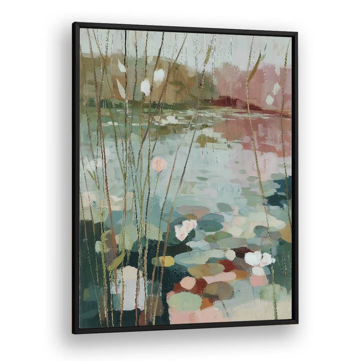 SPRING POND WITH WATER LILIES