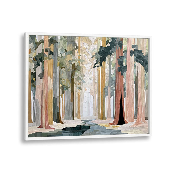 REDWOOD FOREST WITH TOWERING TRUNKS