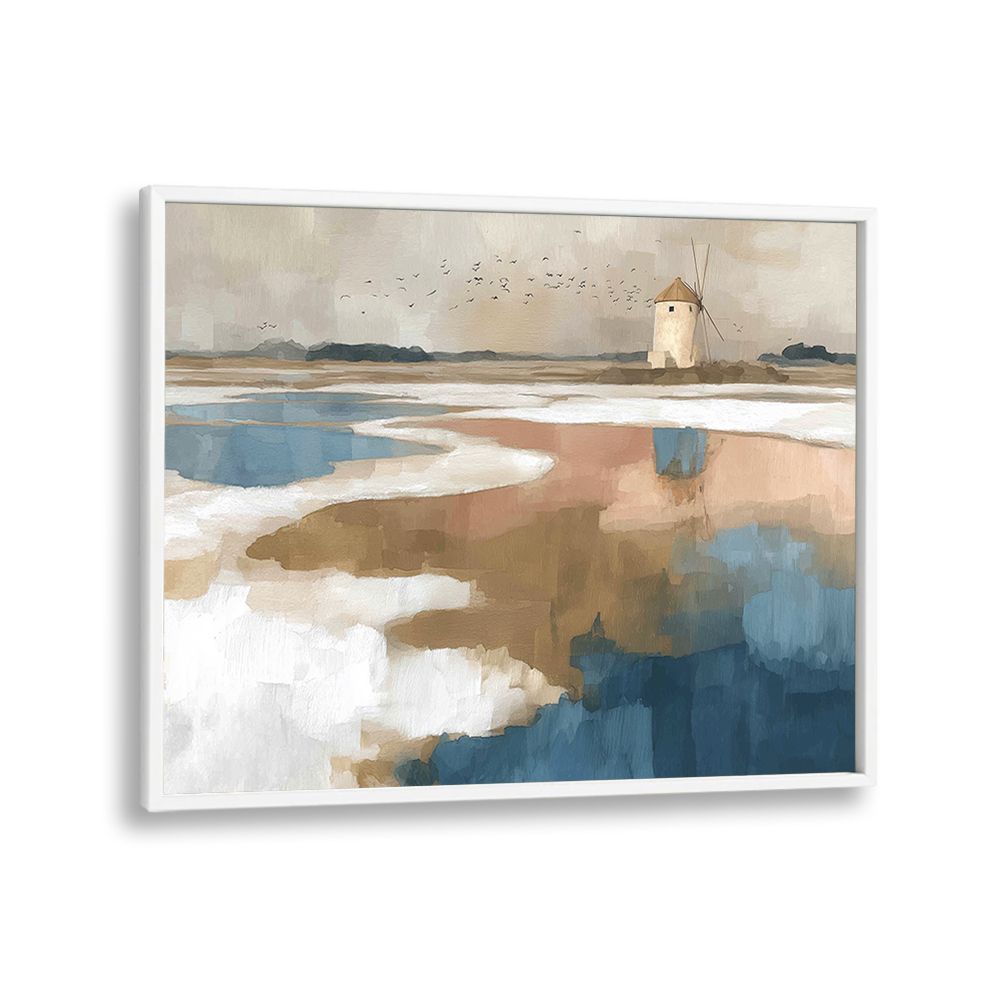 WINDMILL OVER SHALLOW WATERS
