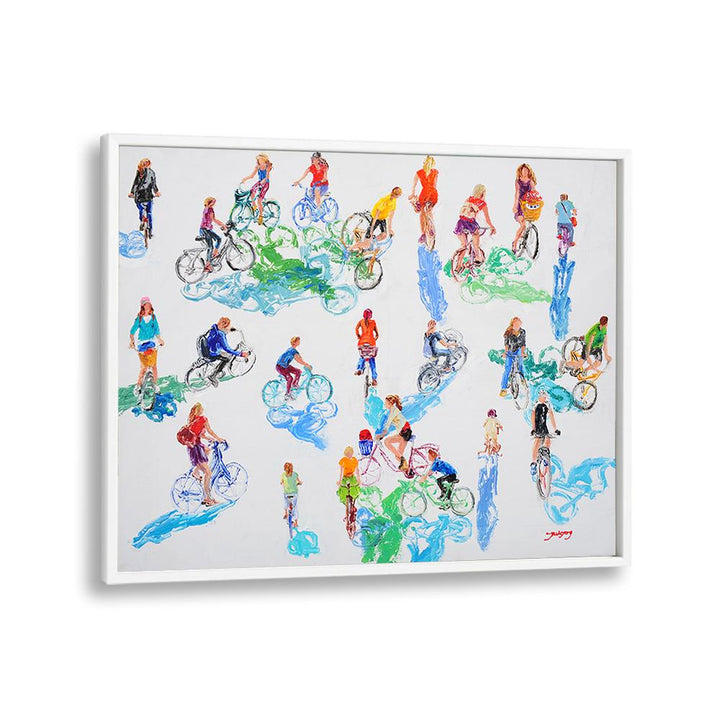 VIBRANT CYCLING SCENE