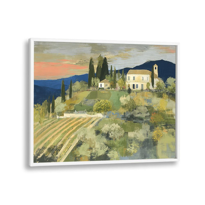 TUSCAN VINEYARD AT SUNSET