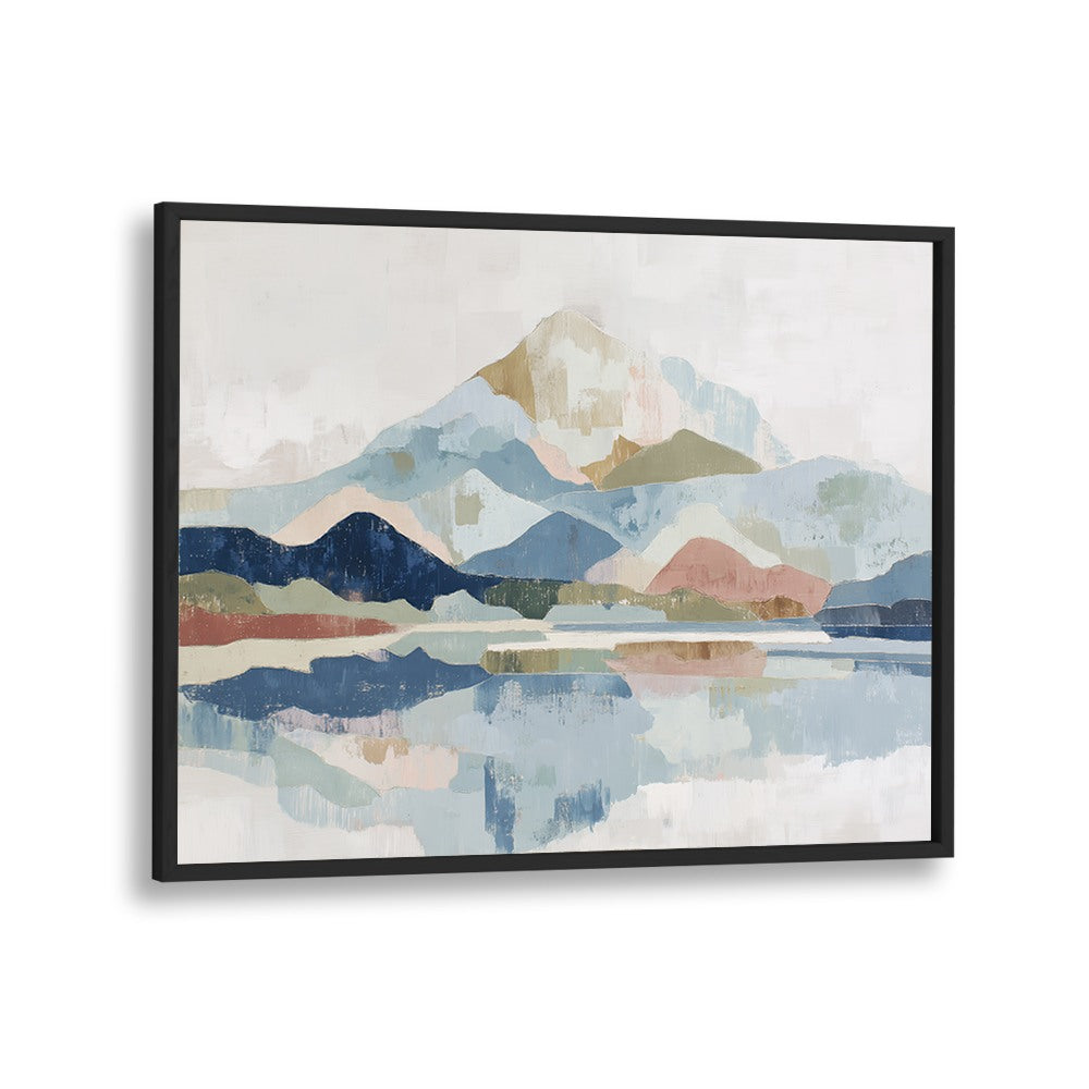 ADIRONDACK MOUNTAIN LAKE WINTER