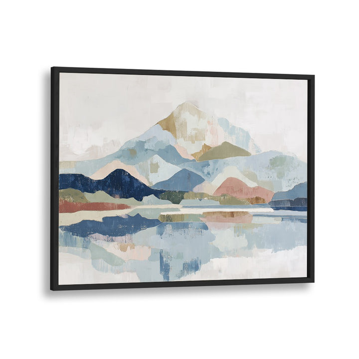 ADIRONDACK MOUNTAIN LAKE WINTER