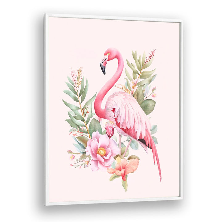 PINK FLAMINGO TROPICAL BLOOM