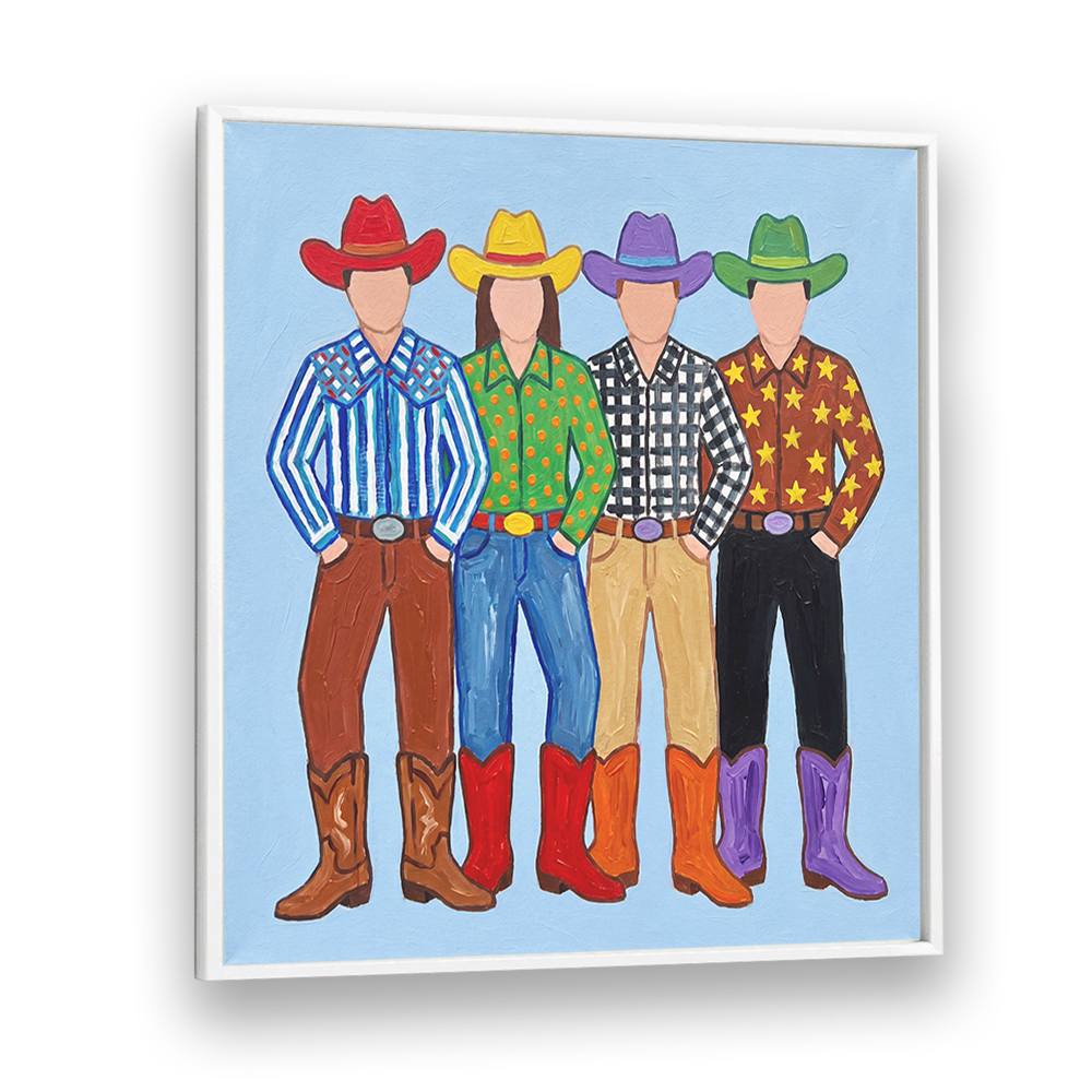 FOUR COLORFUL COWBOYS