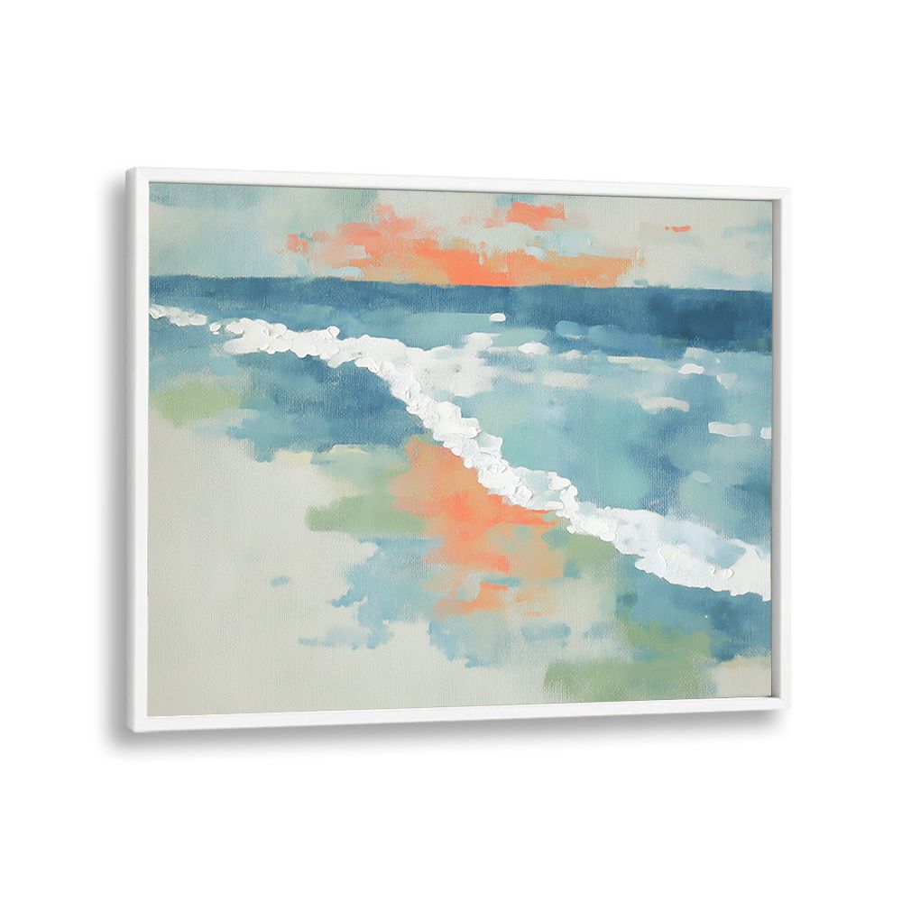 SUNSET REFLECTIONS ON SHORE
