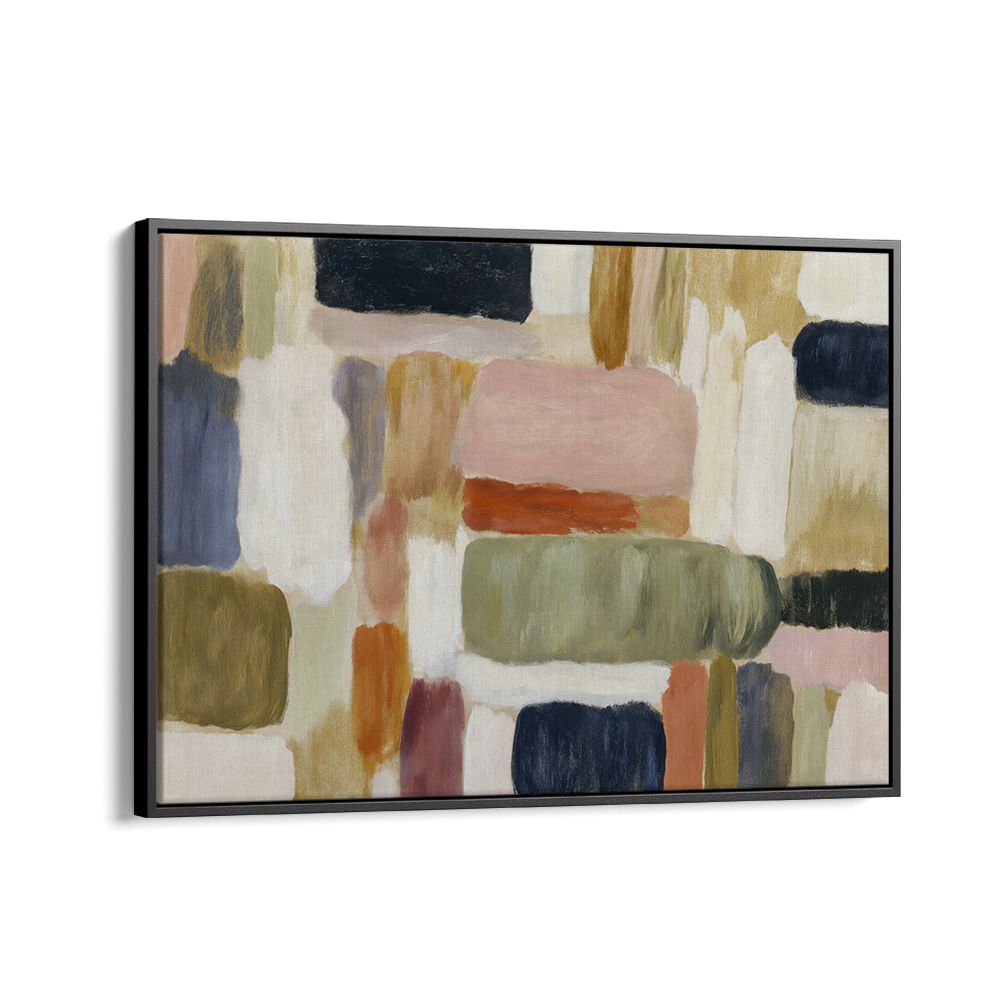 HORIZONTAL BLOCKS IN SAGE AND NAVY