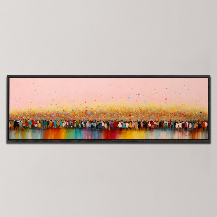VIBRANT GATHERING , PANORAMIC ART