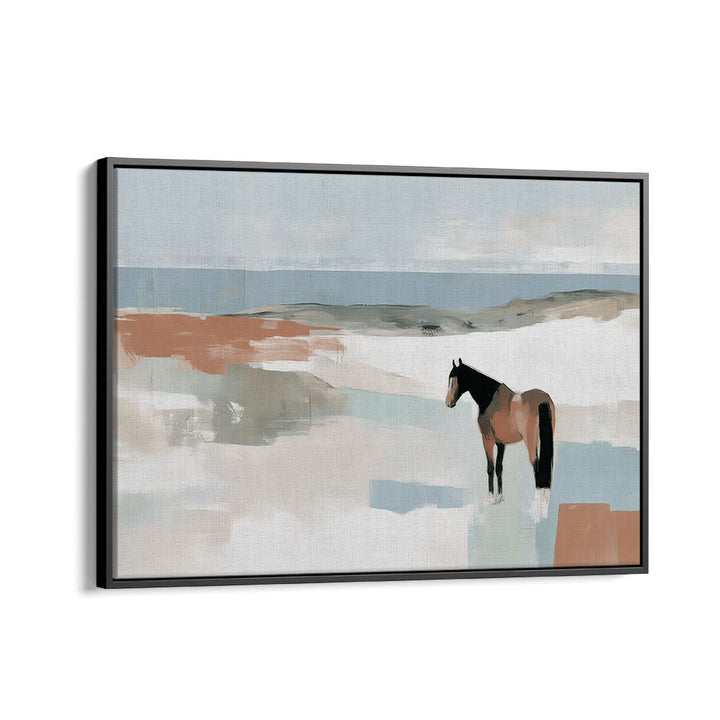 SOLITARY HORSE IN LANDSCAPE
