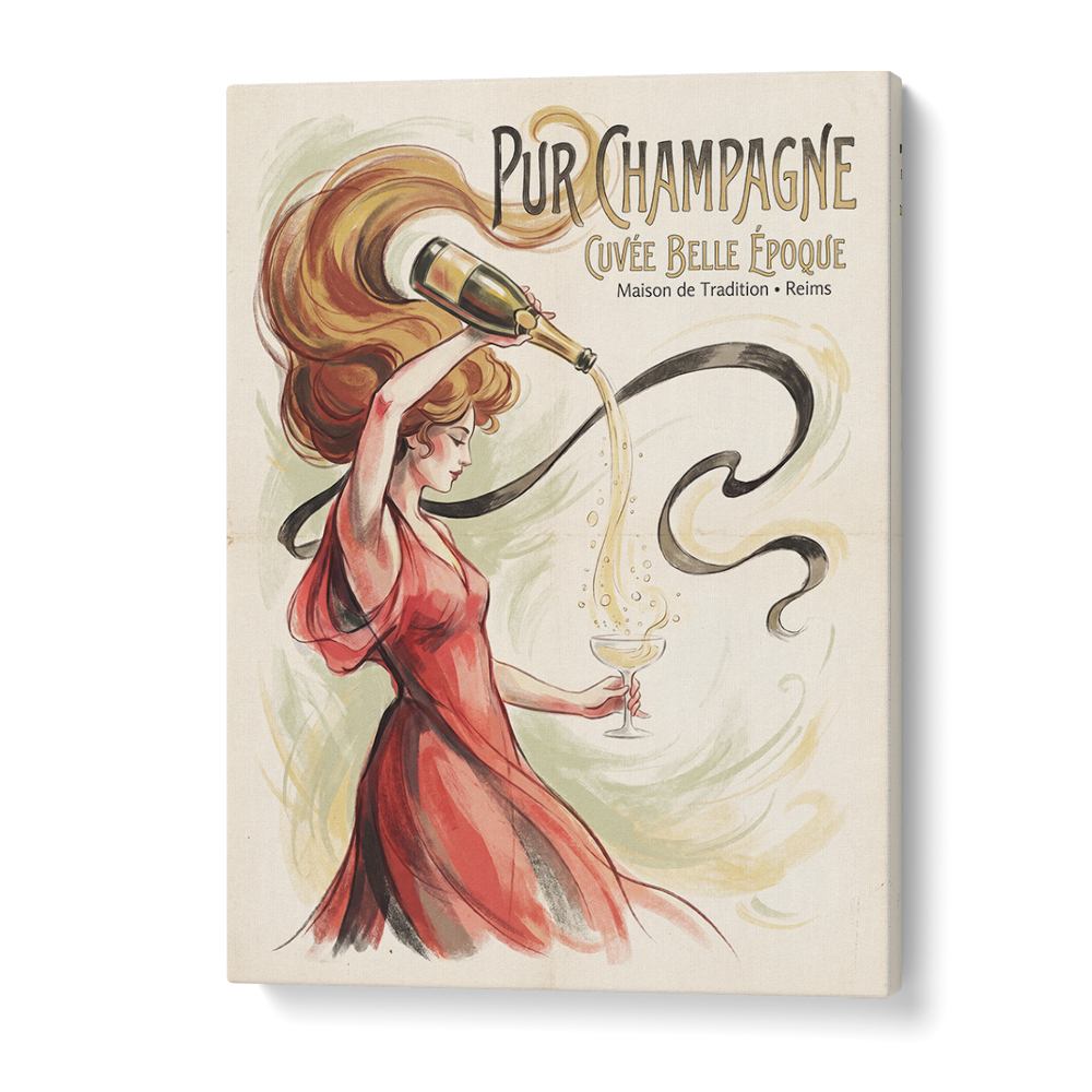 VINTAGE CHAMPAGNE LADY
