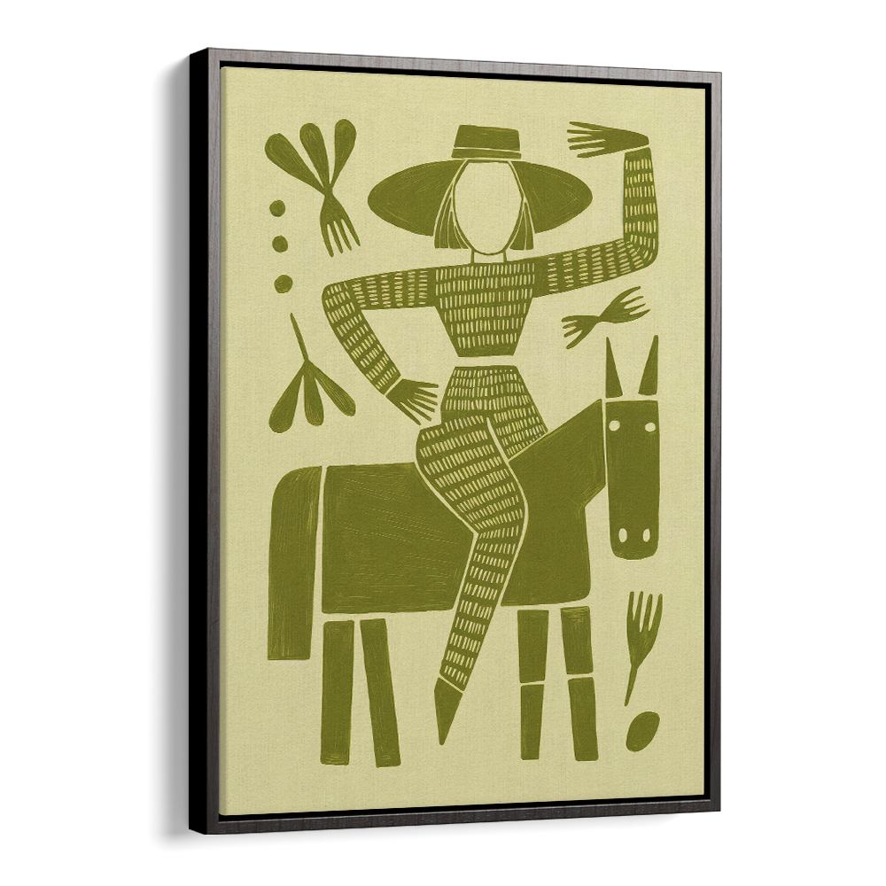 FOLK ART HORSE RIDER