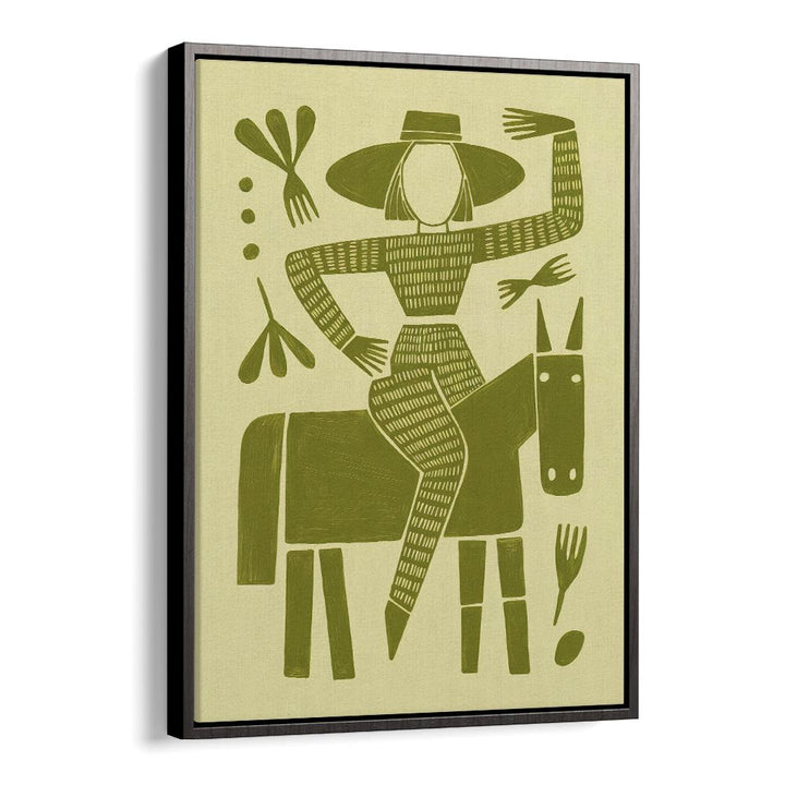 FOLK ART HORSE RIDER