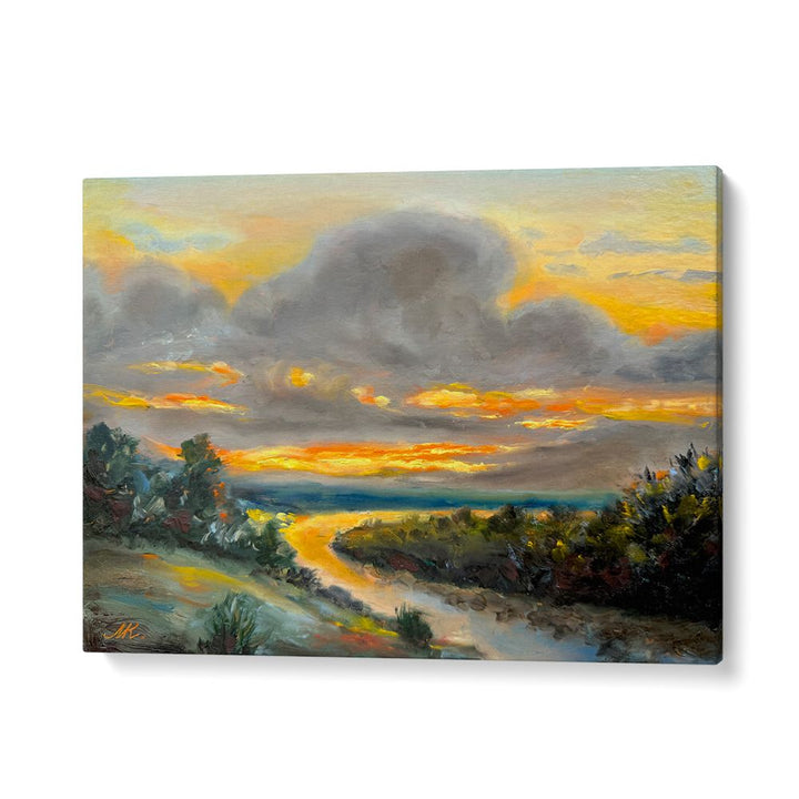 GOLDEN RIVER SUNSET
