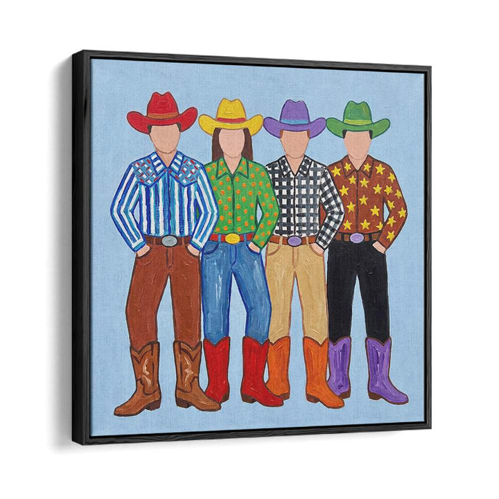 FOUR COLORFUL COWBOYS