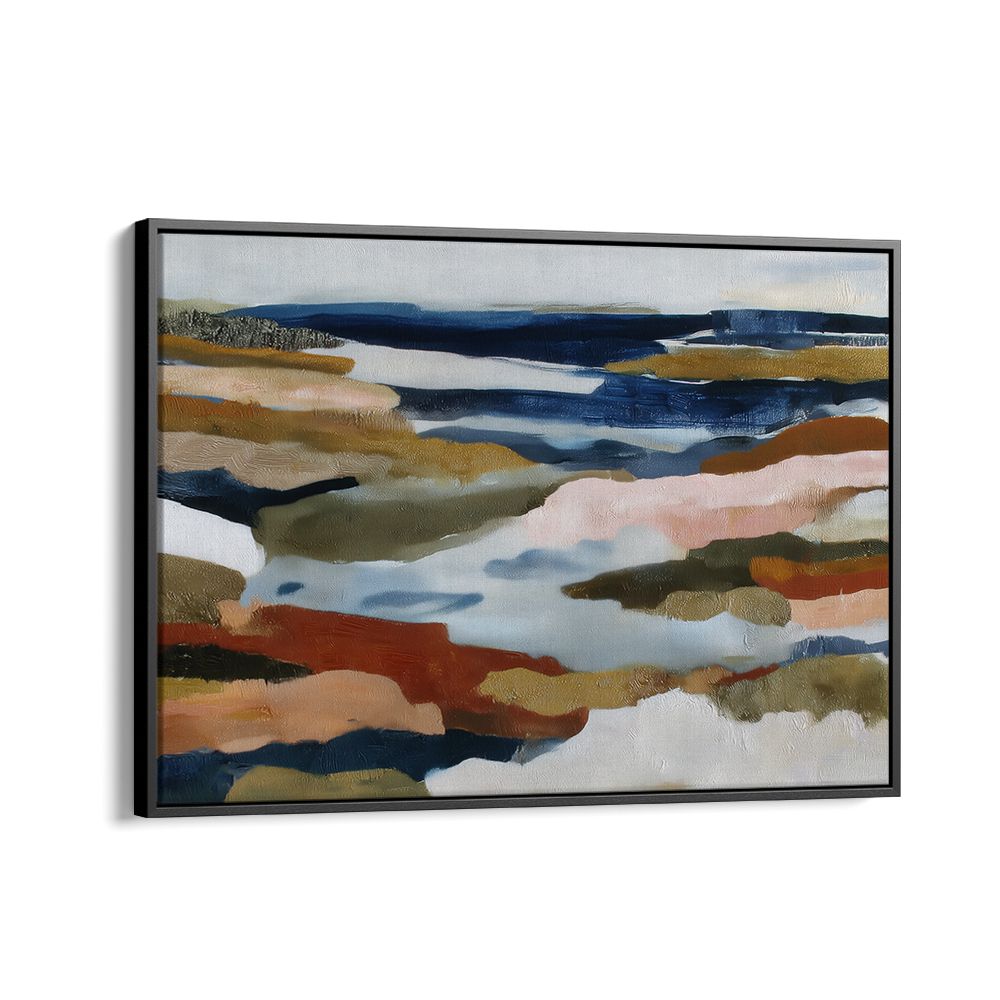 COASTAL HORIZON WITH GOLD ACCENTS