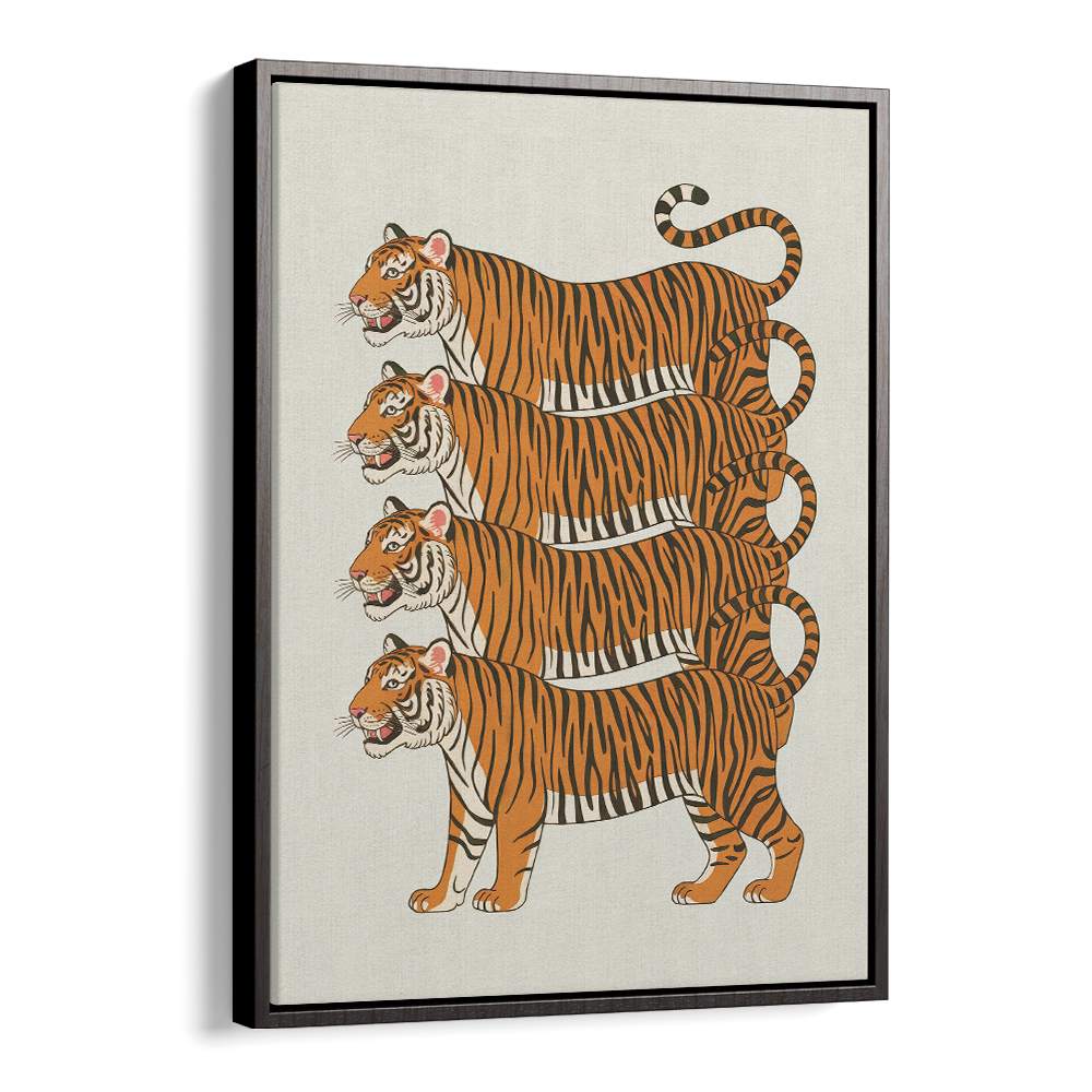 FOUR STACKED TIGERS
