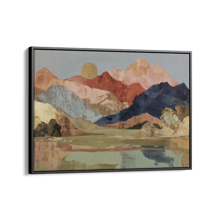 MOUNTAIN LAKE MIRROR REFLECTION