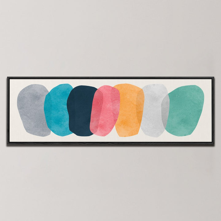 SOFT ABSTRACT SHAPES  , PANORAMIC ART