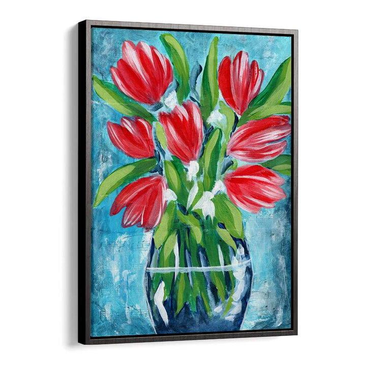 VIBRANT RED TULIPS