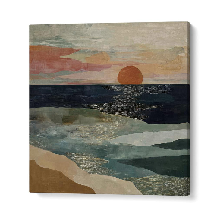 LAYERED COASTAL SUNSET
