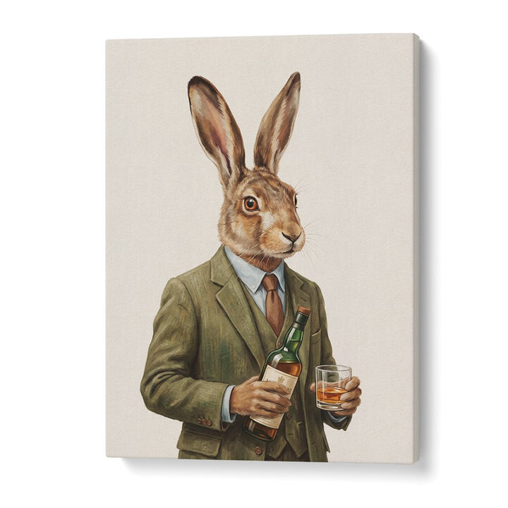 DAPPER HARE WITH WHISKEY
