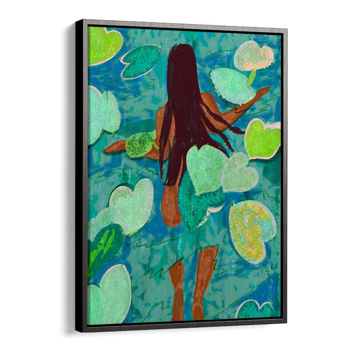 SWIMMING AMONG LILY PADS
