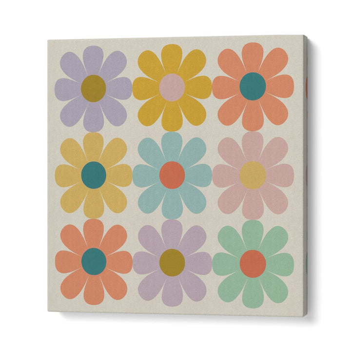 GROOVY PASTEL DAISIES I