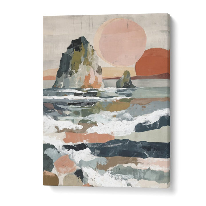 SEA STACK AT SUNSET