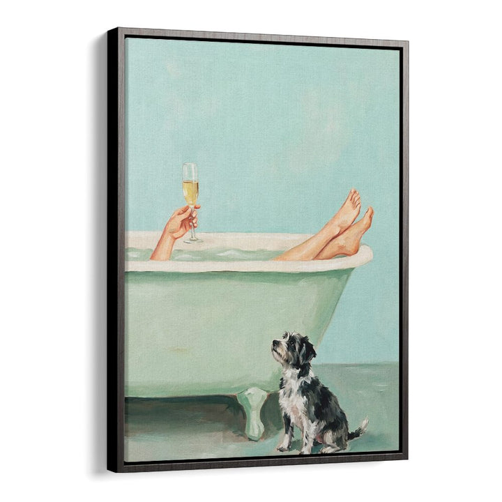 BATH TIME CHAMPAGNE DOG