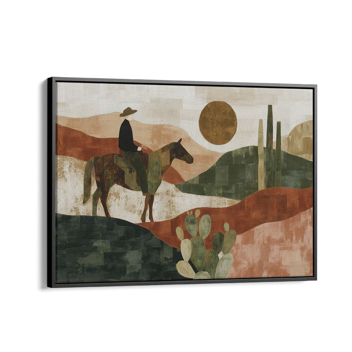 DESERT RIDER AT SUNSET