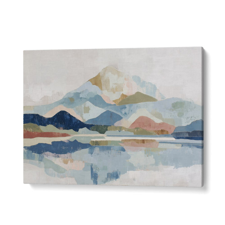 ADIRONDACK MOUNTAIN LAKE WINTER