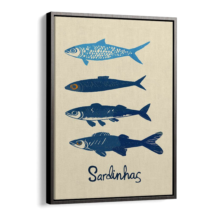 STYLIZED BLUE SARDINES