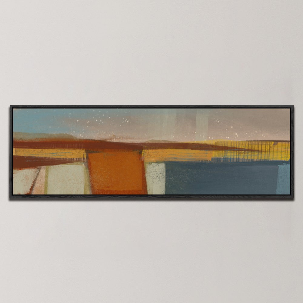ABSTRACT DESERT HORIZON , PANORAMIC ART