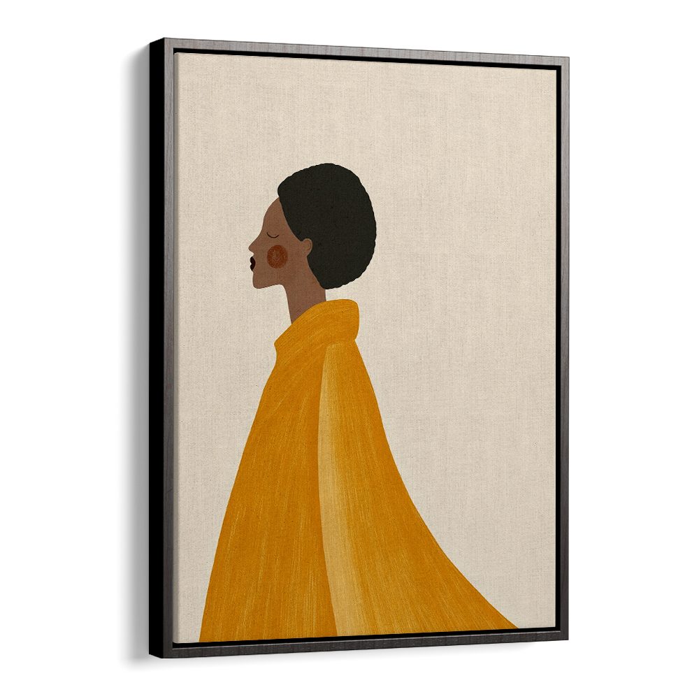 WOMAN IN YELLOW CAPE
