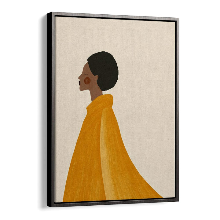 WOMAN IN YELLOW CAPE
