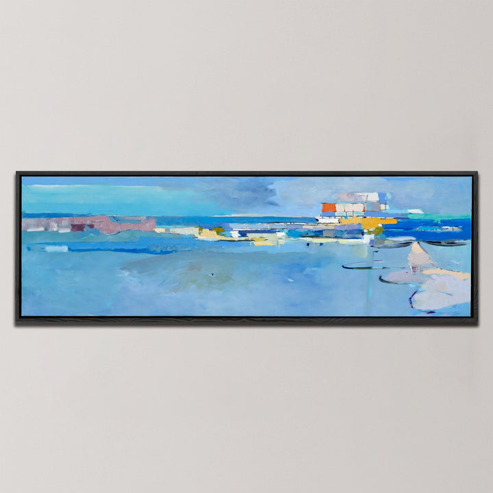 CALM ABSTRACT SEASCAPE  , PANORAMIC ART
