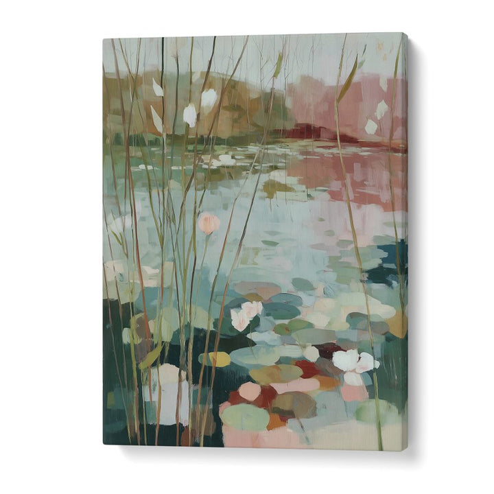 SPRING POND WITH WATER LILIES