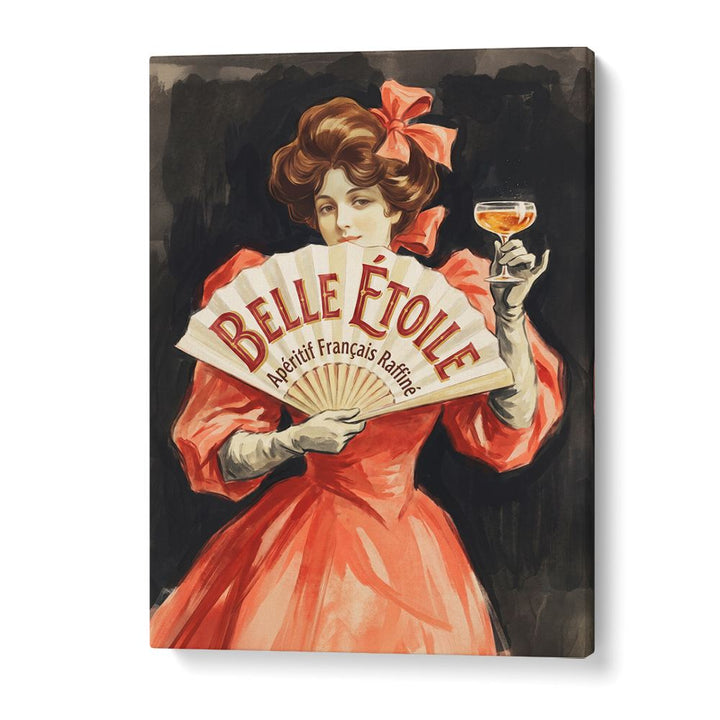 ELEGANT LADY WITH APERITIF